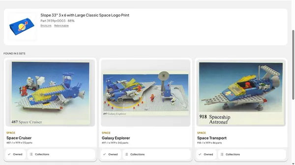 Identify parts by photo